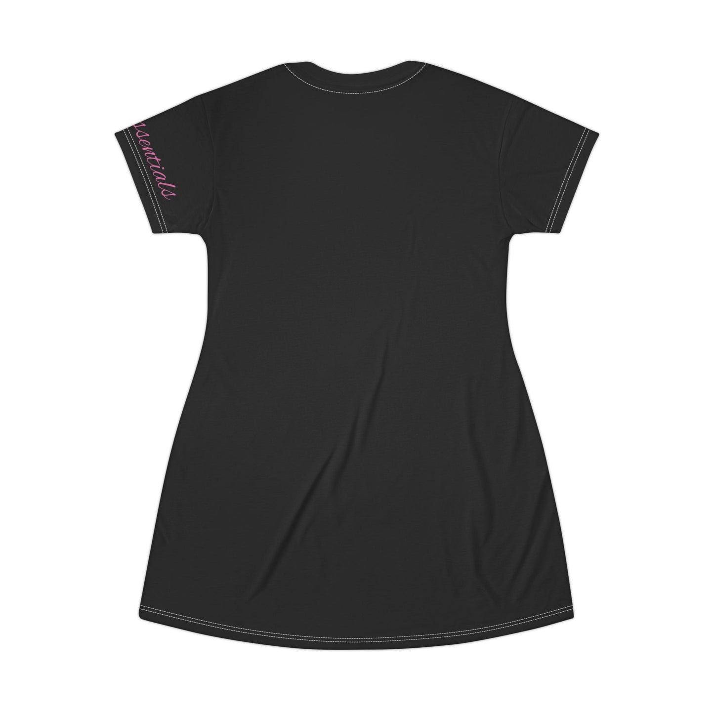 Wealthy Woman T-Shirt Dress, Stylish Casual Dress, Statement Dress for Women, Gift for Her, Fashionable Everyday Wear